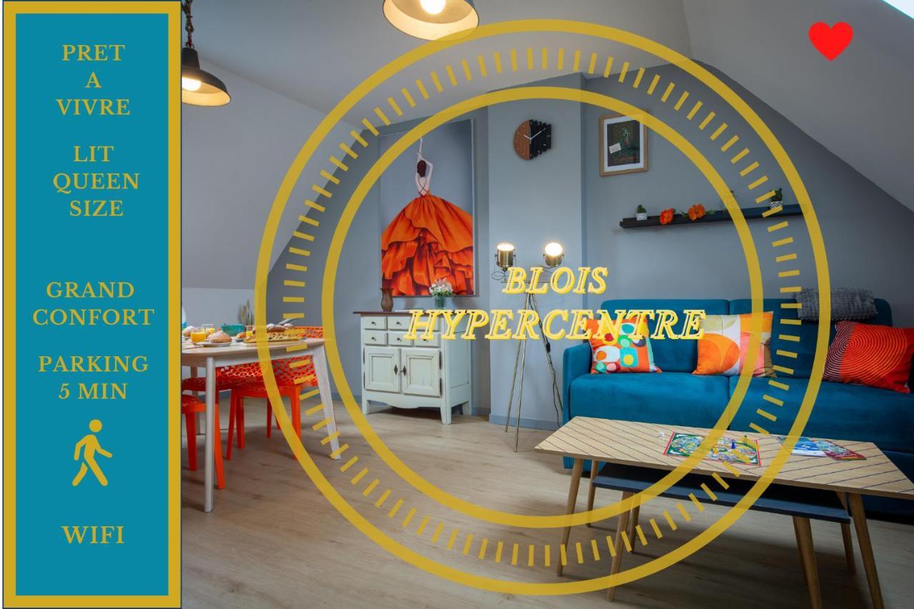 Superlogis - Sous Les Toits - T2- 3Etoiles - Blois-Hypercentre 1 Chambre 4 Personnes Bagian luar foto